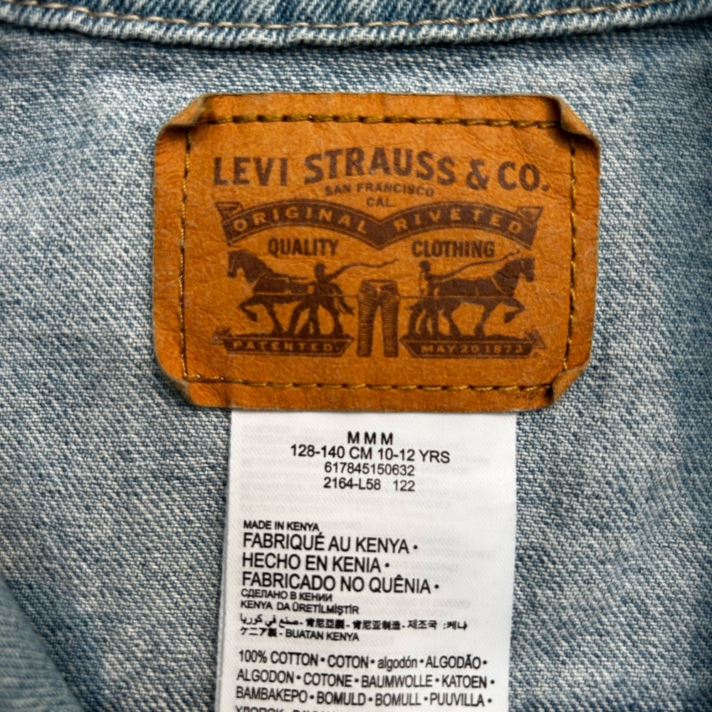 Kids Levi’s Denim Jacket - Picture 4 of 5